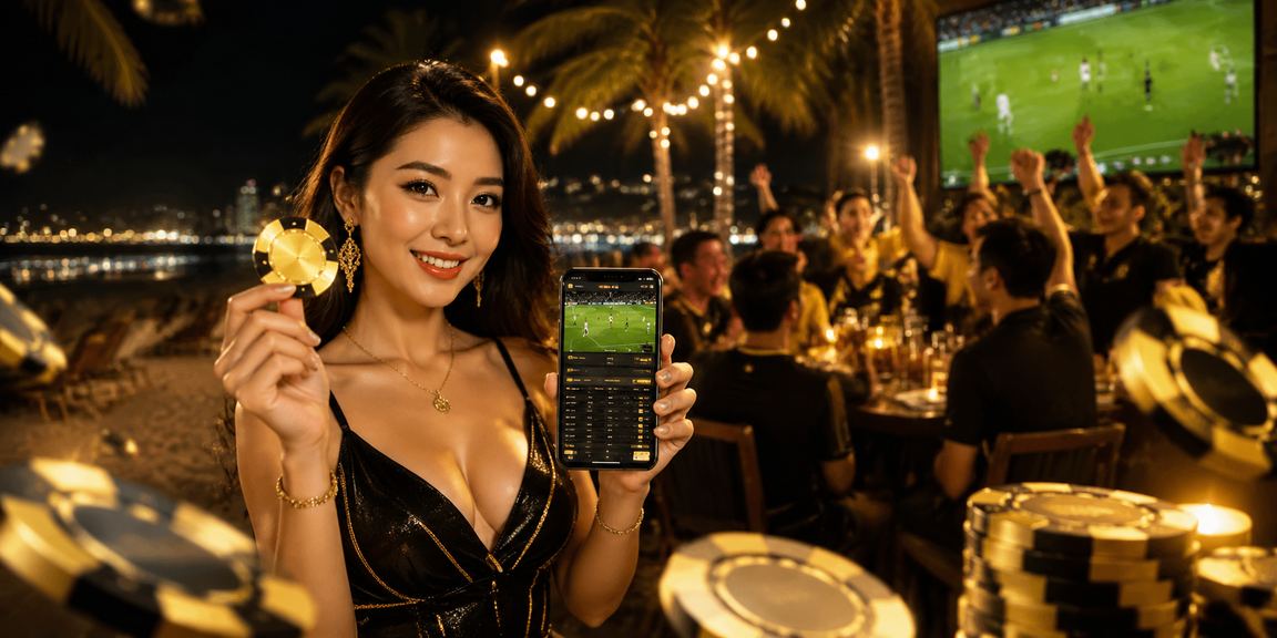 Người dùng xem kèo cá cược thể thao trên bãi biển Phú Quốc